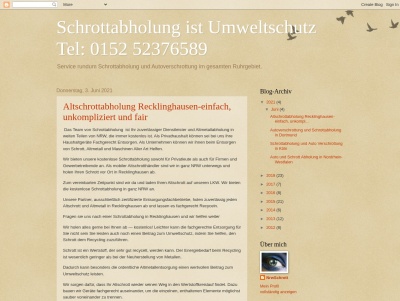 Schrottabholung ist Umweltschutz Tel: 0152 52376589 Thumb