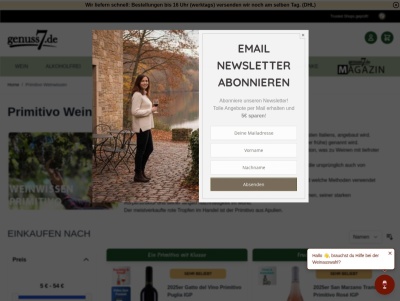 genuss7.de Primitivo-Versand Thumb