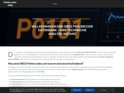 OBD2 Fehlercodes verstehen – Fahrzeugdiagnose und technische Analyse Thumb