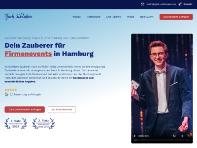Zauberer Hamburg  Zauberei & Comedy | Tjark Schlöer Thumb