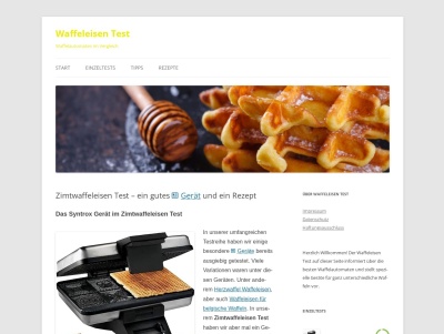 Zimtwaffeleisen Test  ein gutes Gerät und ein Rezept  Waffeleisen Test Thumb