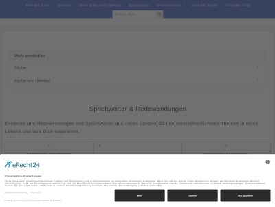 Bekannte Sprichwörter & alte Redewendungen Thumb