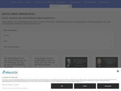 Finde die besten Geburtstag Zitate - inspirierende berühmte Weisheiten berühmter Personen Thumb