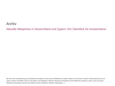 Auswandern nach Zypern und Steuern sparen Thumb