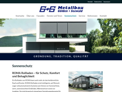 Sonnenschutz - Gölden & Seewald Metallbau GmbH Thumb