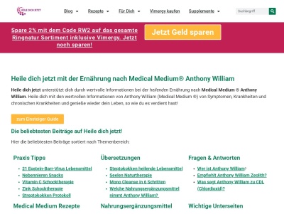 Gesundmachtfroh.com Anthony William konforme Ernährung Thumb