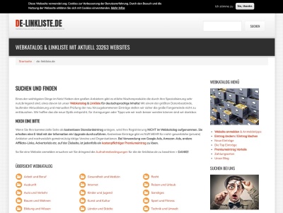 de-linkliste - Linkliste & Webkatalog Thumb