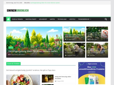 Einfach grünlich - Erfahren Sie, wie Sie ein grünlicheres und gesünderes Leben mit unserem Blog  Thumb