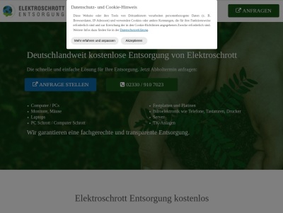 Elektroschrott Entsorgung mit Abholung in ganz Deutschland Thumb