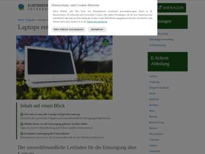 Laptops entsorgen | Kostenlose Entsorgung mit Abholung Thumb