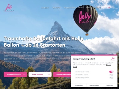 Ballonfahrten in der Schweiz Thumb