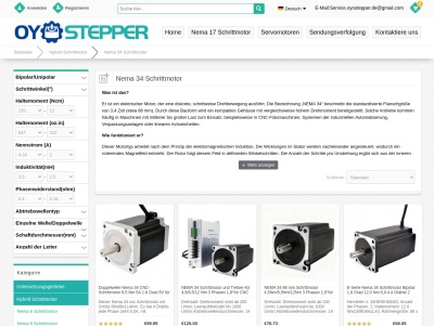 Nema 34 Schrittmotor Online Kaufen - Oyostepper.de Thumb