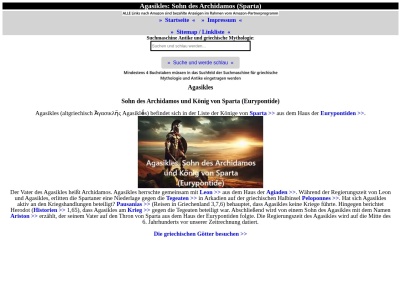 Agasikles, König von Sparta (Eurypontide) Thumb