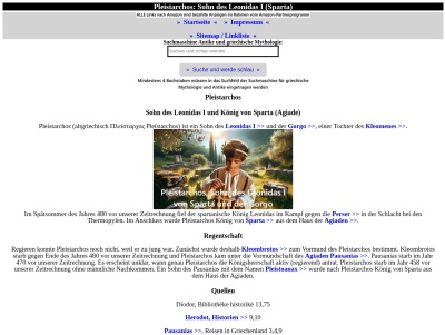 Pleistarchos ist ein Sohn des Leonidas I und der Gorgo Thumb