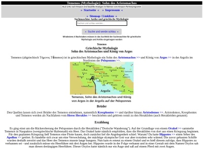 Temenos: König der Stadt Argos Thumb