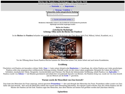 Büchse der Pandora (griechische Mythologie) Thumb