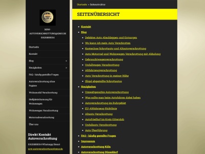 Seitenstruktur :: Ruhr Autoverschrottung  01626880014 Thumb