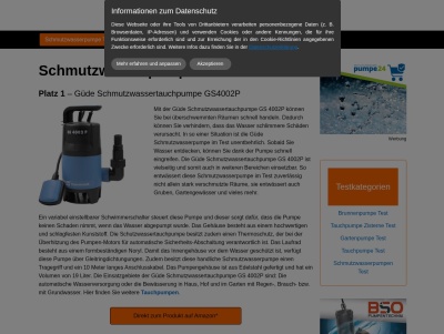 Schmutzwasserpumpe Test Vergleich mit Testsieger Thumb