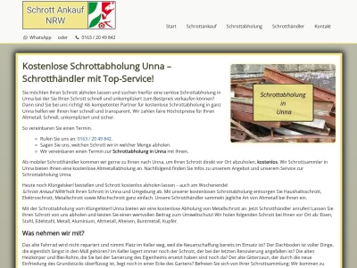 Schrottabholung Unna | Fachgerechte Schrottentsorgung Thumb