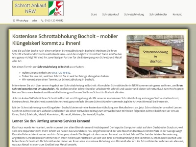 Schrottabholung Bocholt | Kostenloser Service | Flexible Termine Thumb