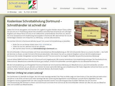Schrottabholung Dortmund | Kostenlos | Zum Wunschtermin Thumb