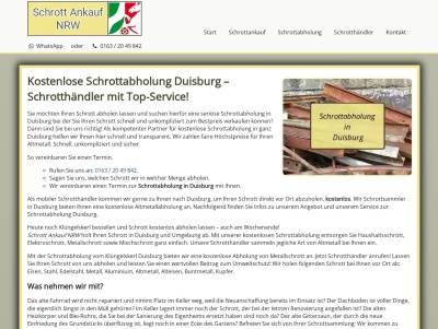 Schrottabholung Duisburg | Fachgerechte Schrottentsorgung Thumb