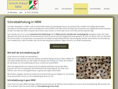 Schrottabholung in NRW | Nutzen Sie den kostenlosen Service Thumb