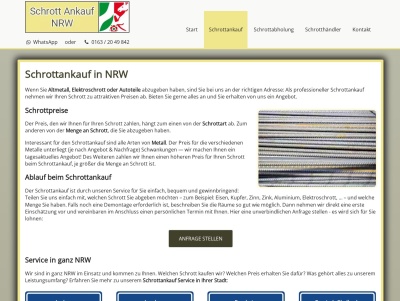 Schrottankauf in NRW | Hier  unverbindliche Anfrage stellen Thumb