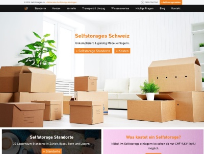 Unkompliziert und günstig Möbel einlagern - Selfstorages Schweiz Thumb