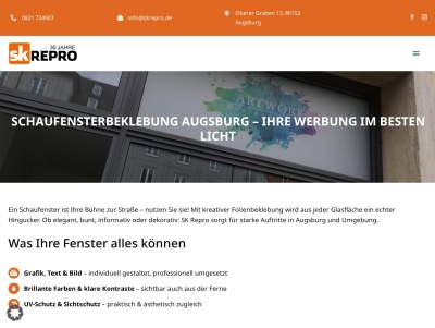 Schaufensterbeklebung Augsburg - SK Repro Thumb