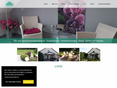 Ferienwohnungen, Appartements & Zimmer der Pension Hainbuch Thumb