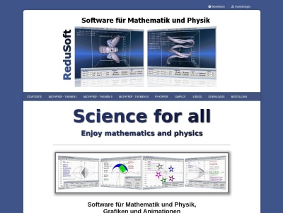 ReduSoft | Software für Mathematik und Physik - Interaktiv Thumb