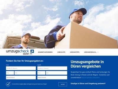 Umzug Düren - Vergleiche Angebote von Umzugsfirmen aus Düren Thumb