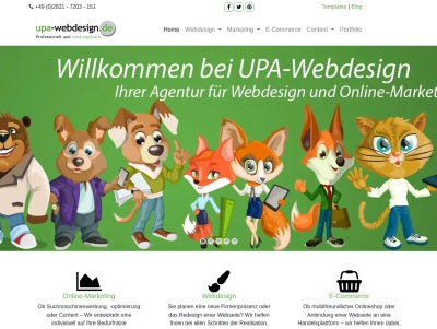 Agentur für Webdesign und Online-Marketing  UPA-Webdesign Thumb