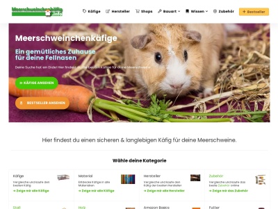 Meerschweinchenkäfig heute online kaufen » Ratgeber Thumb