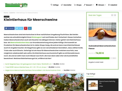  Kleintierhaus für Meerschweinchen & Co. - Ratgeber 2022 Thumb