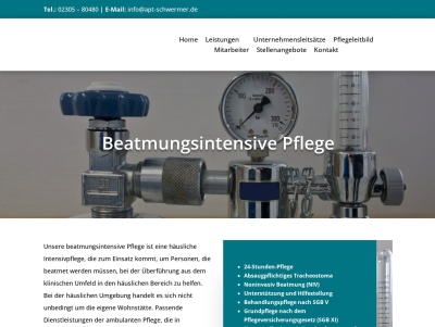Beatmungsintensive Pflege vom Ambulanten Pflegeteam Schwermer Thumb