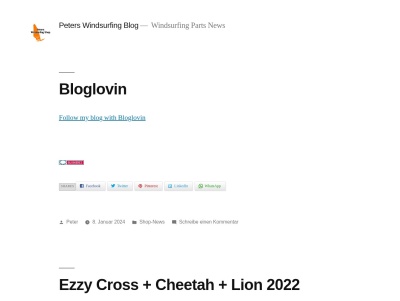 Peters Windsurfing Shop Blog  Windsurfing Parts News Thumb