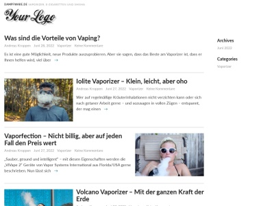 Dampfware.de - Vaporizer, E-Zigaretten und Shisha Thumb