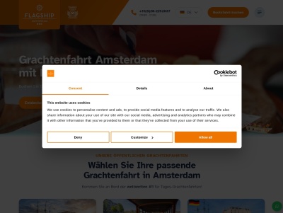 Flagship Amsterdam | Beste Grachtenfahrt Amsterdam Thumb