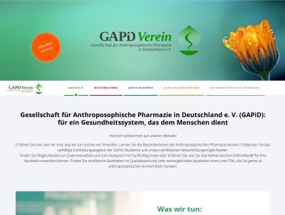 GAPiD e.V. - Gesellschaft für Anthroposophische Pharmazie in Deutschland e.V. Thumb