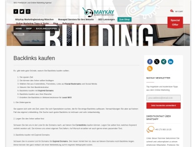 Backlinks kaufen - Viele gute Gründe die für einen Kauf sprechen Thumb