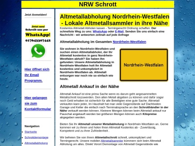 Altmetallabholung - Altmetall Entsorgung in Nordrhein-Westfalen Thumb