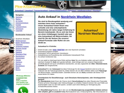Gebrauchtwagen und Autoankauf in Nordrhein Westfalen Thumb