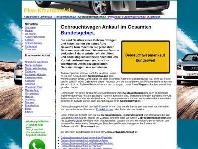 Gebrauchtwagen Ankauf Bundesweit | Gebrauchtwagenankauf in Deutschland Thumb