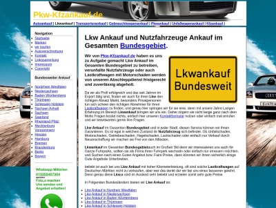 Lkw Ankauf Bundesweit | Nutzfahrzeuge Ankauf in Deutschland Thumb