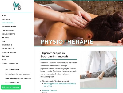 Krankengymnastik, Lymphdrainagen, Manuelle Therapie & mehr in Bochum Thumb