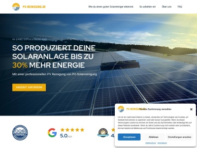 PV Reinigung - Solarreinigung vom Fachbetrieb		 Thumb