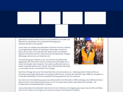 Schrottabholung Dülmen  Altmetall | Kfz-Schrott | Kabel Thumb