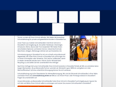 Schrottabholung Düsseldorf  kostenlos Altmetall und Schrott entsorgen Thumb